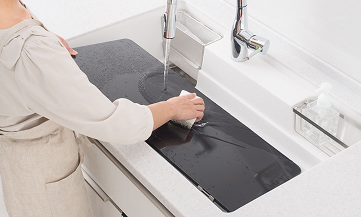 可以輕鬆清洗大型物品