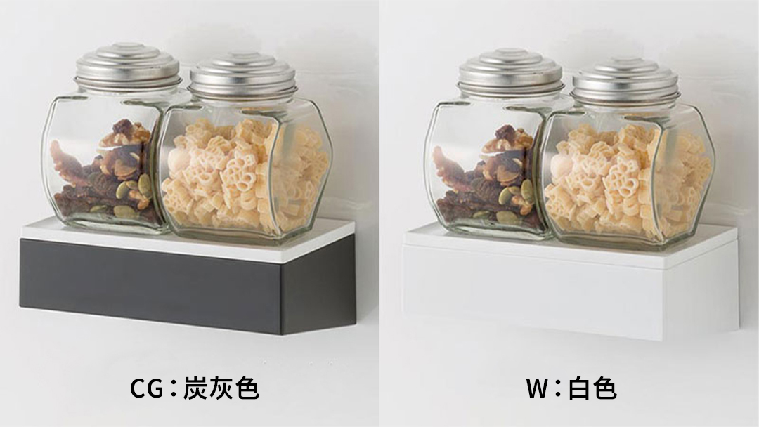 提供兩種顏色,分別為炭灰色和白色。